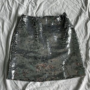 Sequin Urban Outfitters mini skirt